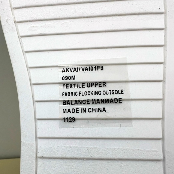 ANNE KLEIN, AKVAI WHITE SLIP ONS PLATFORM ELASTIC TOP WITH SUPER CUSHION SOLE9M - Picture 12 of 16